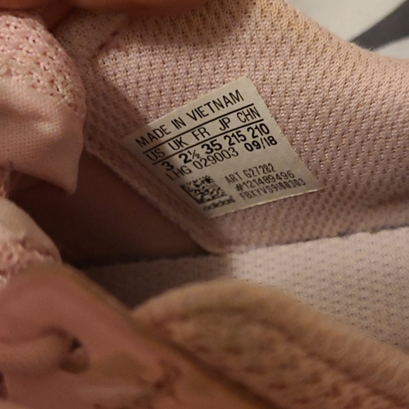 Adidas Youth Girl's Original X PLR Pink Athletic Shoes Size 3 - Picture 6 of 6